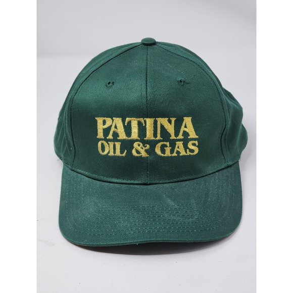Patina Oil‎ & Gas Snapback Trucker Baseball Hat/Cap Made By Head To Toe Green - Picture 1 of 8